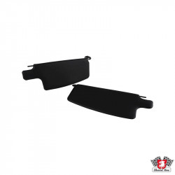 Sun visor set, black, left/right