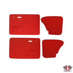 Interior vinyl panel kit, 4 pcs., red