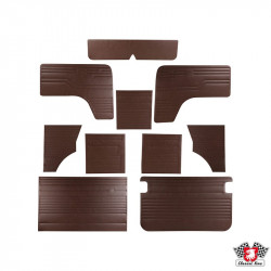 Interior vinyl panel kit, 10 pcs., brown