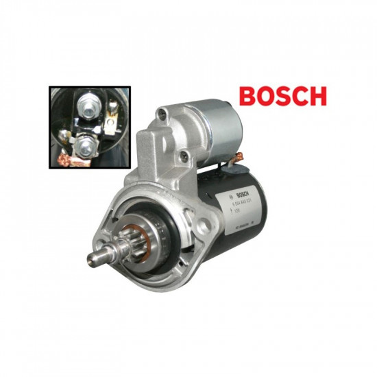 Starter motor, 0.8 kW, new, BOSCH