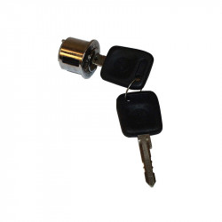 Ignition lock cylinder with keys