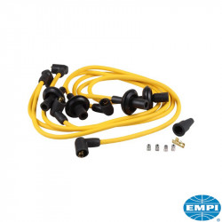 Ignition cable set, 90º Megavolt, yellow