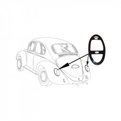 Gasket for tail light, rubber, left/right, OE quality