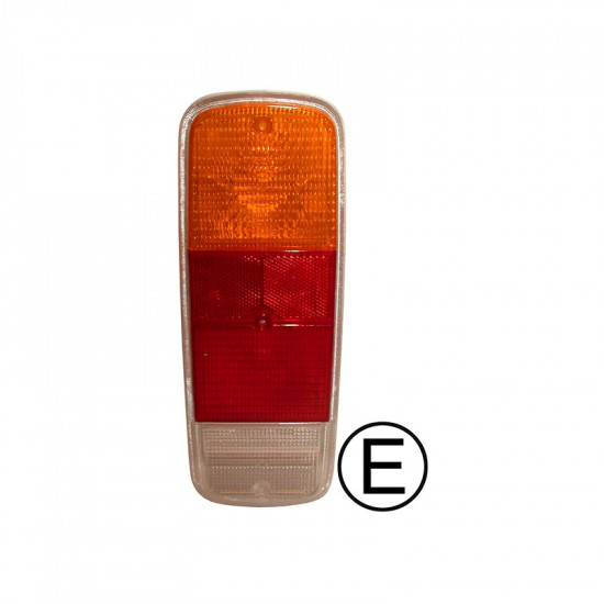 Tail light lens, left/right, E-marked