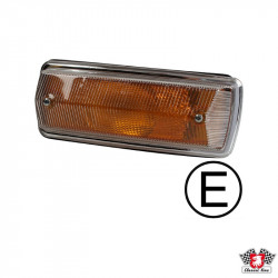 Turn signal light assembly, yellow, left, w/E-mark