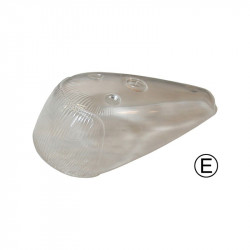 Turn signal light lens, front, clear, left/right, E-marked