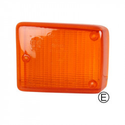 Turn signal light lens, front, left, with E-mark