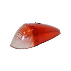 Turn signal light lens, front, clear/amber, left/right, w/o E-mark