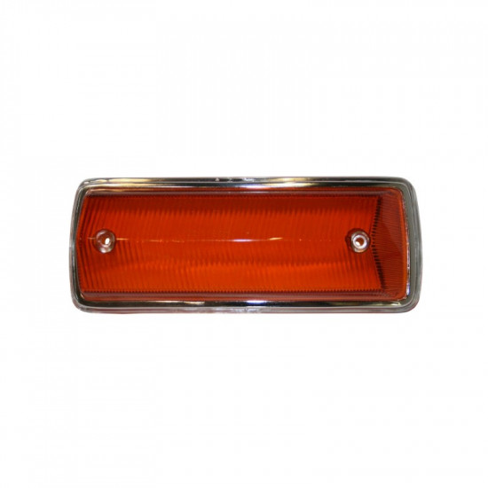 Turn signal light lens, front, yellow, right, w/o E-mark