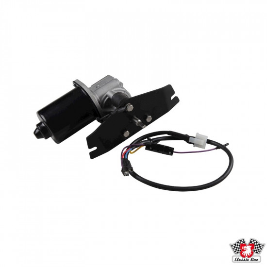 Wiper motor with mounting bracket, 12 V