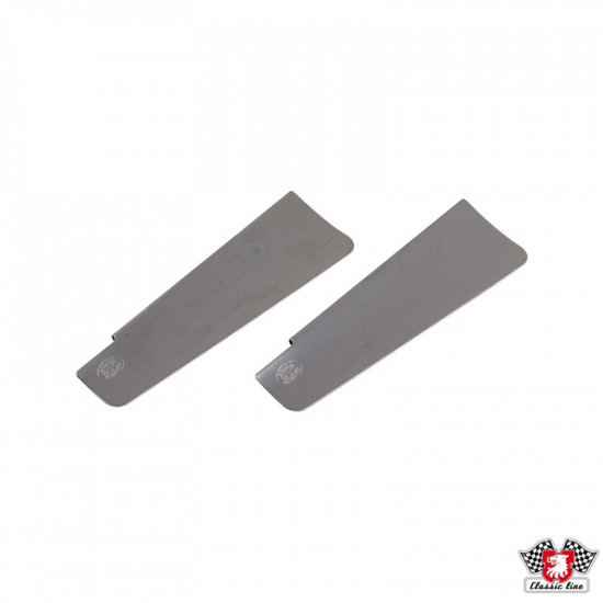 Wind deflector for wiper arm, polished stainless steel, 2 pcs.