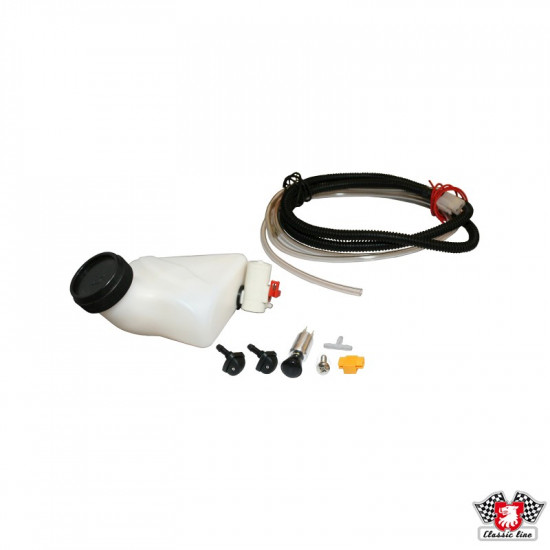 Electric washer tank kit with switch and hardware, 12 Volt