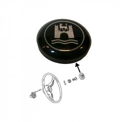 Horn cover cap, Wolfsburg logo