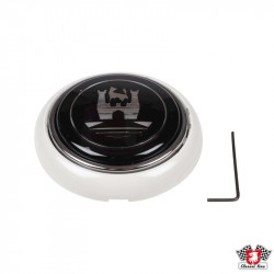 Horn button, white. Fits JP No. 8145500700