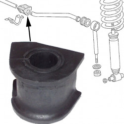 Grommet for stabilizer, front, inner, Ø21 mm. 85-91