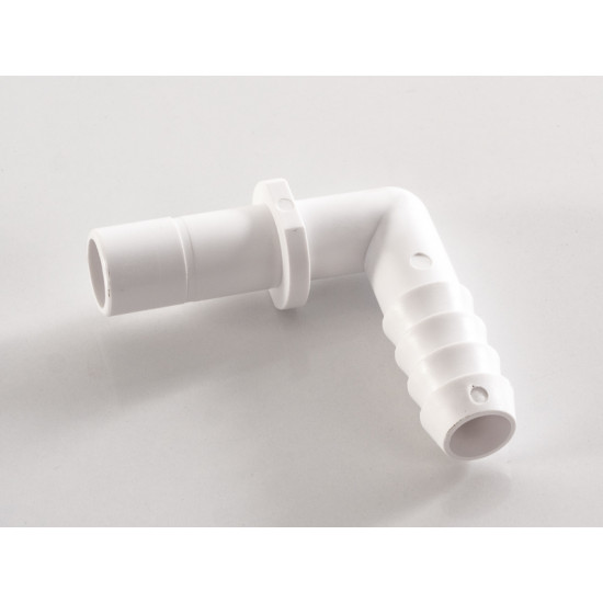 90° angled pipe connector