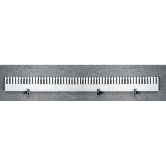 Purvario refrigerator strips in a set of 8 - light grey/anthracite