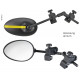 Speed Fix XXL Clip-on Mirror with Convex Glass - Set of 2