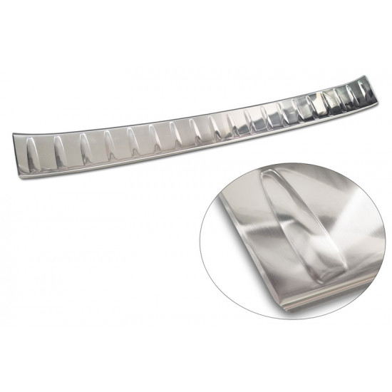 Loading sill protector for VW ID.Buzz, stainless steel, silver