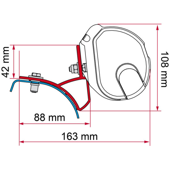 FIAMMA Adapter F35 Trafic, Vivaro