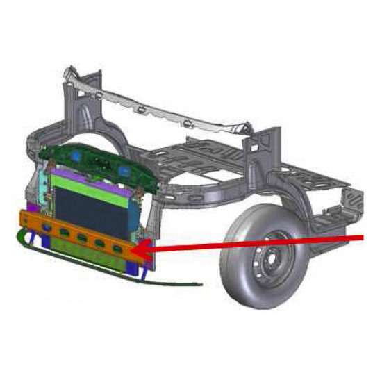 Additional element "Short Crash Box" for Fiat Ducato 2014