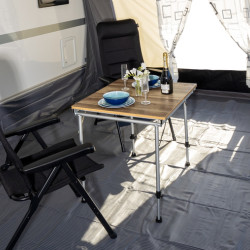 Villa Soft Light tent carpet - anthracite - 300 x 650 cm