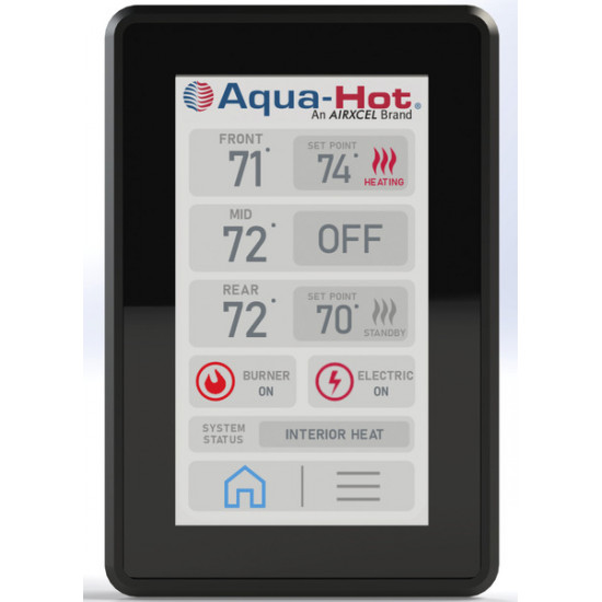 Heating system including hot water system Aqua-Hot 100D