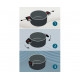 Camping cooking pot Exclusive 24cm black without lid