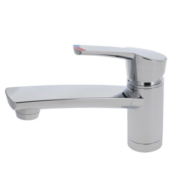 COMO automatic single-lever mixer, compact chrome, height 14 cm, spout 14 cm, NFL 350 mm, 8/10 mm, mounting