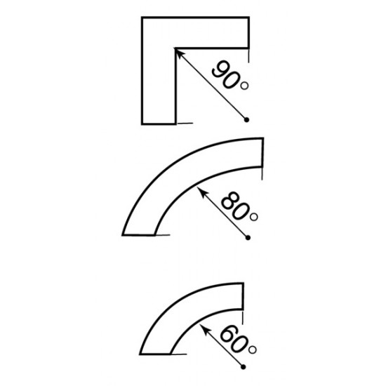Window cover profile / window frame - inner profile bar