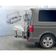 BackSupport folding aid for trailer hitch for BackBox & Back Carrier
