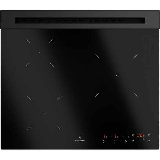 Gas ceramic hob with 3 burners and sensor control