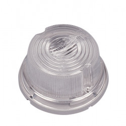 12V marker light with base, grey, Ø 80 x 41 mm