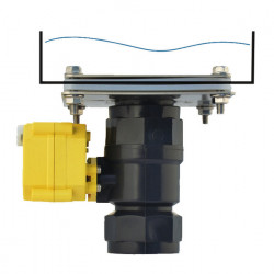 Electric ball valve for direct tank connection - 40 mm