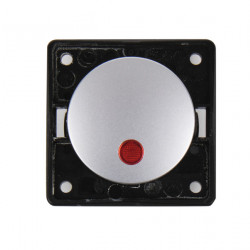 Berker control rocker switch chrome matt 230V