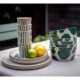 Set of 4 cups - MONSTERA STRIPES