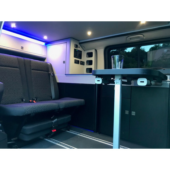 Aguti S2 sleeper bench with integrated headrest G2000