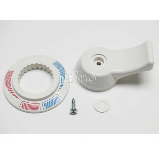 Rotary lever for single-lever mixer