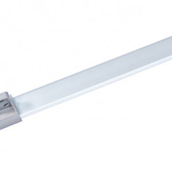 Magnetic table glide rail - Silver