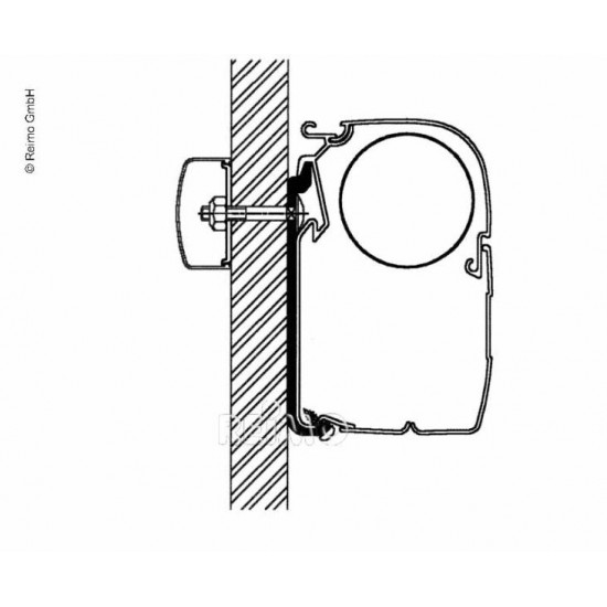 Universal Omnistor flat adapter, length: 5 meters, for awnings of the 5 series.