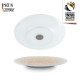 Silwy porcelain breakfast plate, apricot