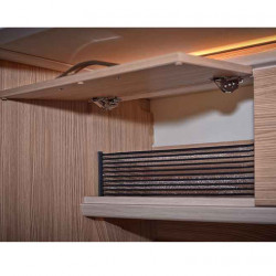 KIIPER Mini Storage Net Set 2, for 400mm installation width, black lined