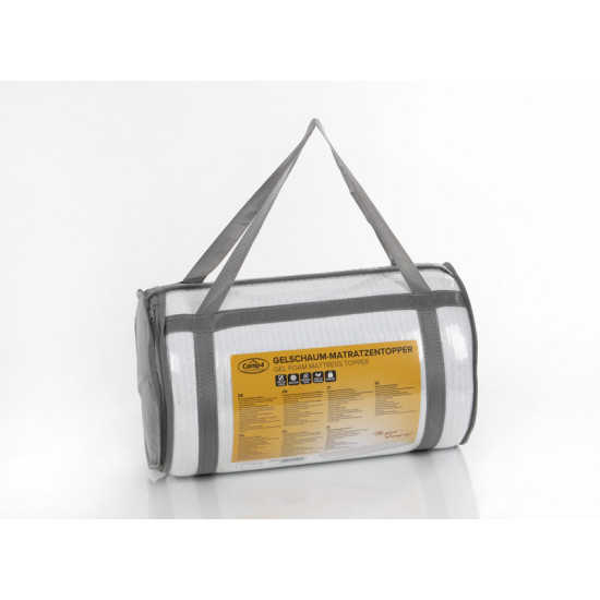 Gel foam mattress topper - L195 x W120 x H4 cm