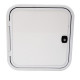 Prefabricated caravan door in System 2000, white
