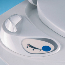 Electric cassette toilet C 403-L - White - Left