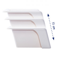 HEOSAFE adapter for additional lock 120118, white