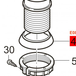 Sealing ring chimney part Truma