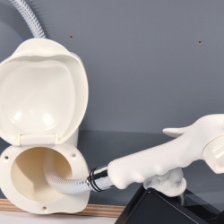Shower set for external wall mounting - 200 cm flexible hose