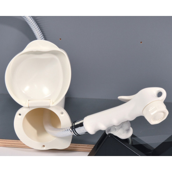Shower set for external wall mounting - 200 cm flexible hose