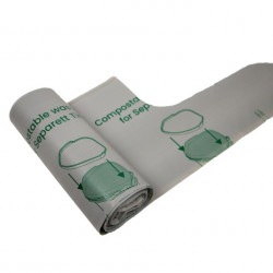 Compostable waste bags made from cornstarch - 14.5 l